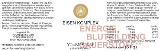 Eisen Komplex - mit Vitamin C