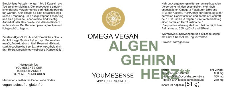 Omega 3 vegan