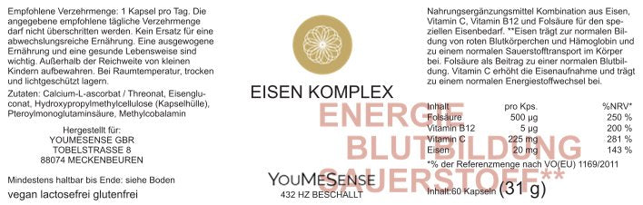 Eisen Komplex - mit Vitamin C