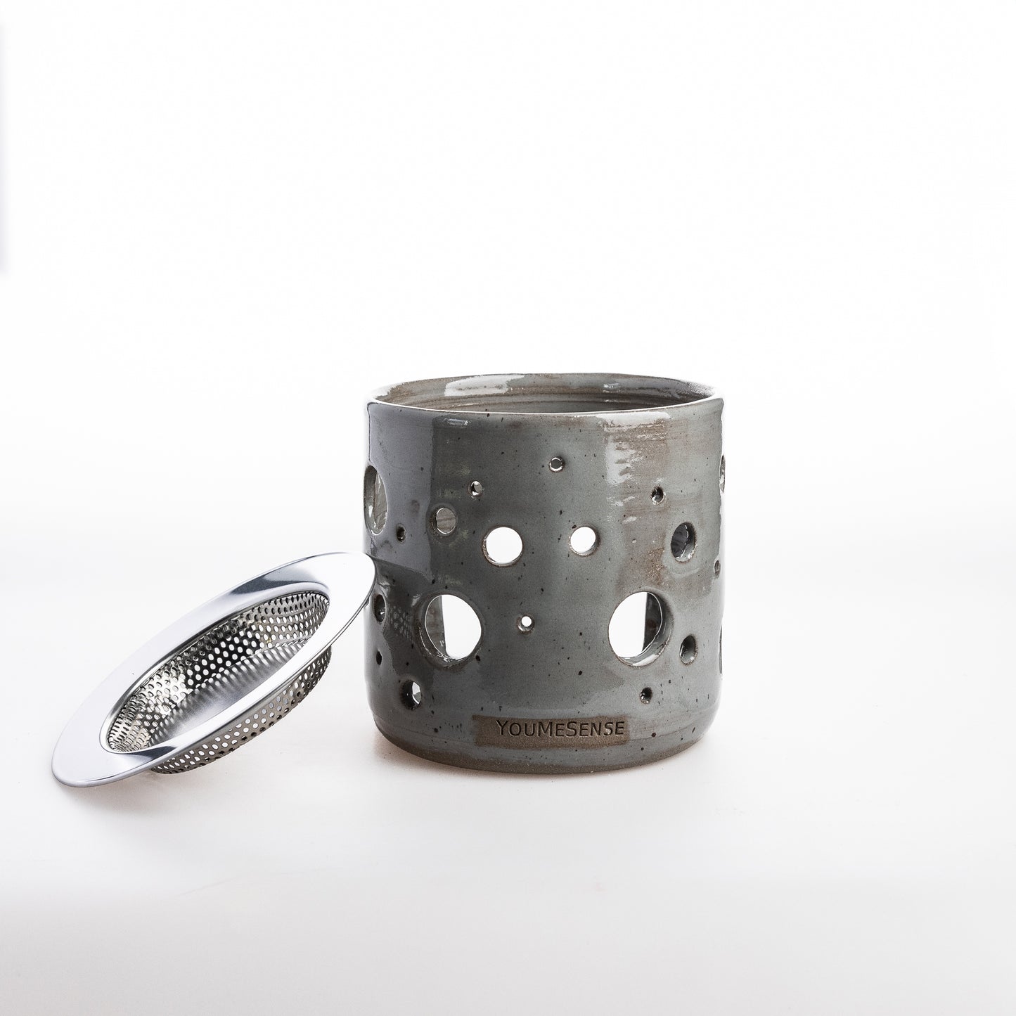 Räucherstövchen DOTS grey