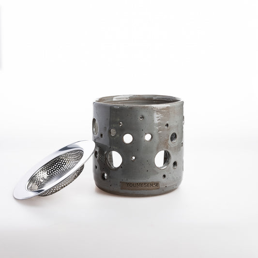 Räucherstövchen DOTS grey