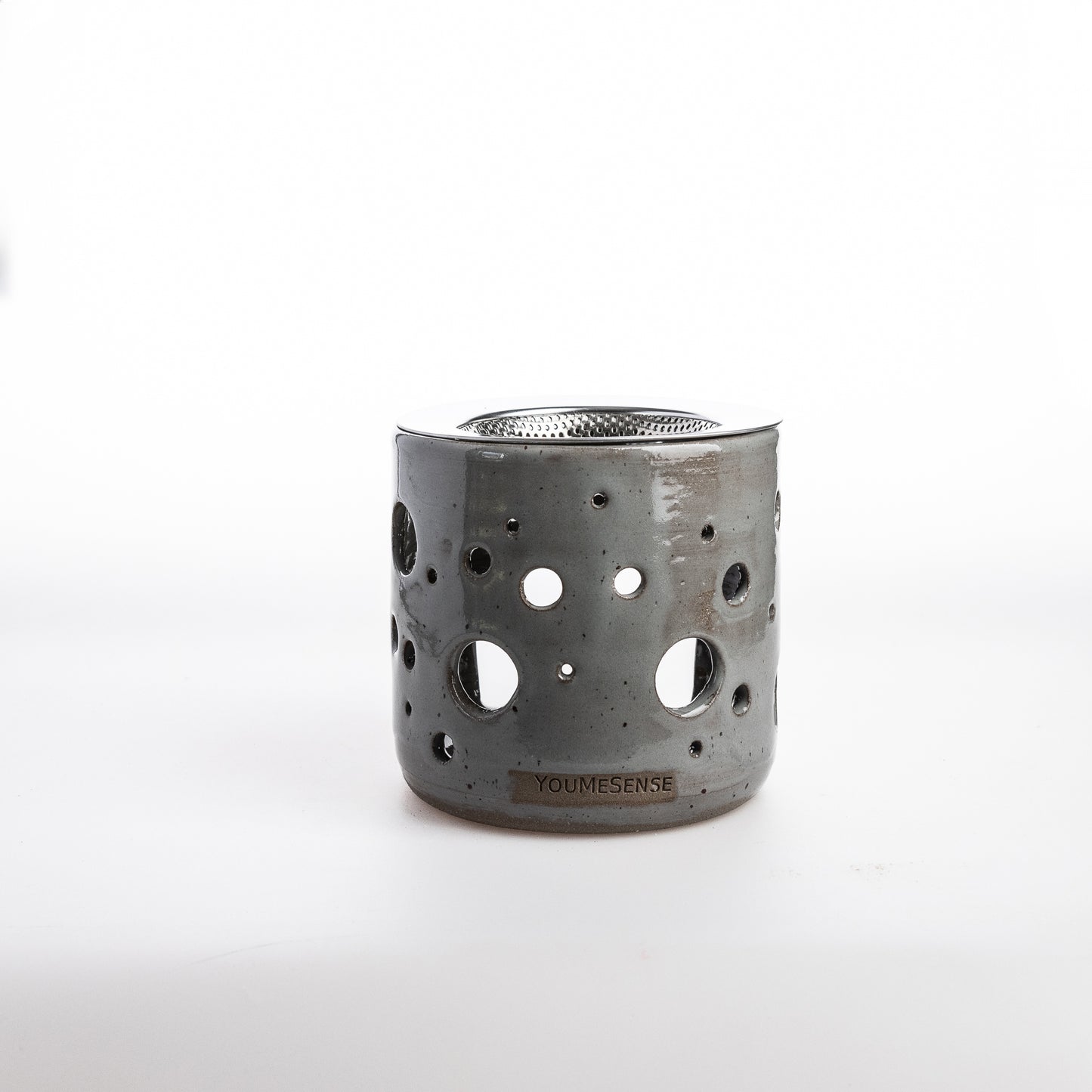 Räucherstövchen DOTS grey