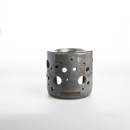 Räucherstövchen DOTS grey