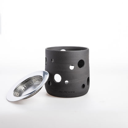 Räucherstövchen DOTS anthrazit